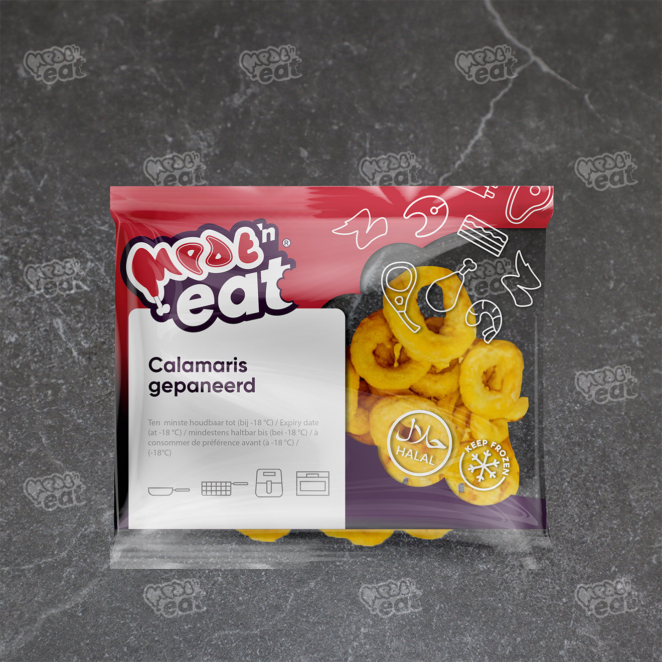 Calamaris gepaneerd 1KG